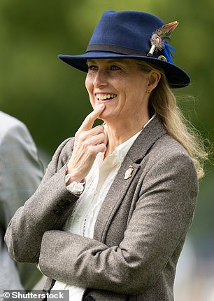 Sophie watches the Carriage Driving Cross Country on day three of the Royal Windsor Horse Show on 3 July 2021.