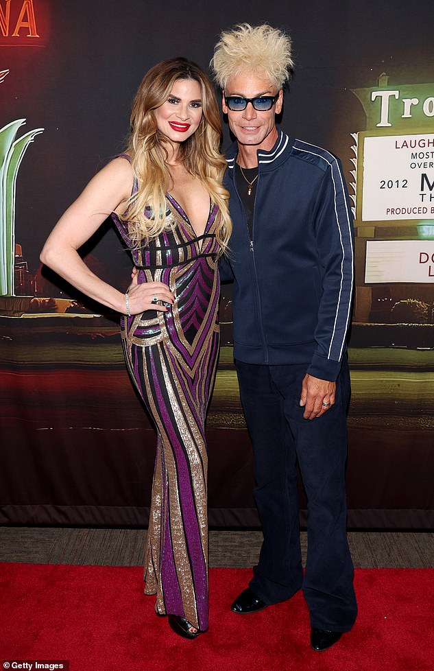 Murray and his wife Dani photographed at his final Murray the Magician show at the Laugh Factory Comedy Club inside the Tropicana Las Vegas on March 27.
