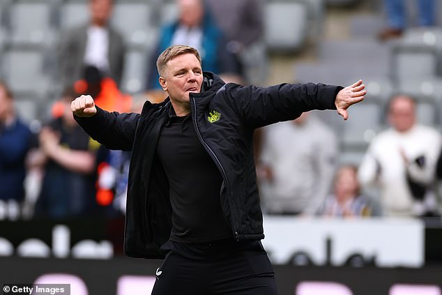 Newcastle manager Eddie Howe got his tactical substitutions right and celebrated emphatically at full time.