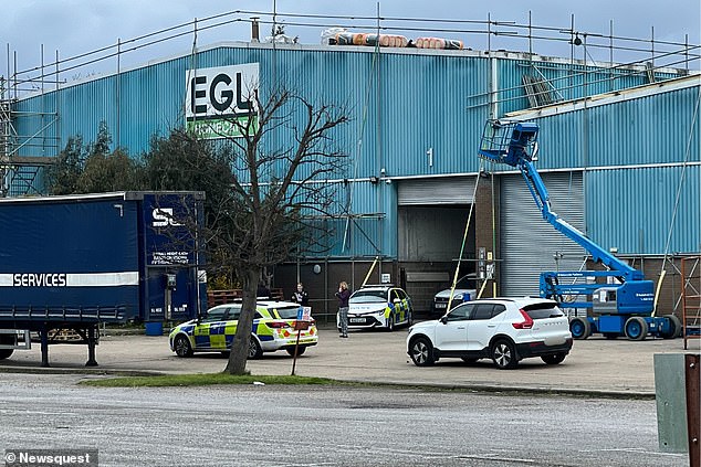 George died after falling 80 feet from the roof of EGL Homecare in Shoebury on Thursday.