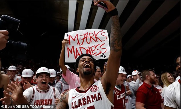 Alabama is the No. 1 party school among the teams remaining in the tournament, ahead of Illinois.