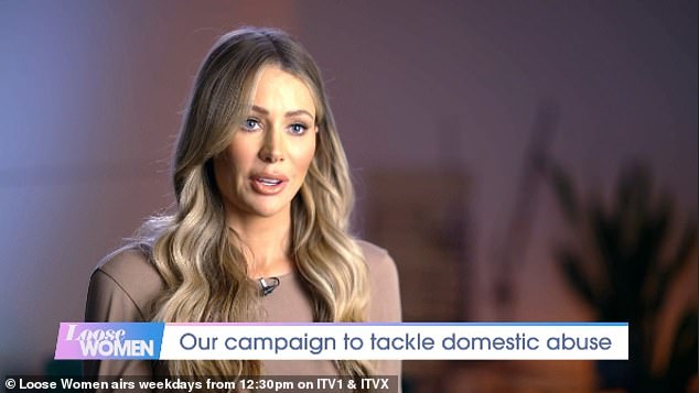 The TV presenter said the abuse she faced ranged from coercive control to bullying and she began 'editing' herself to make her ex-boyfriends happy.