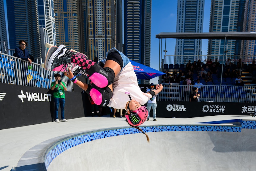 Arisa Trew's competition in Dubai will be an Olympic qualifying event in March 2024.