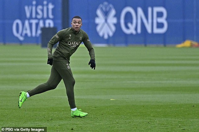 Mbappé is expected to join Real Madrid when his contract with PSG expires this summer.