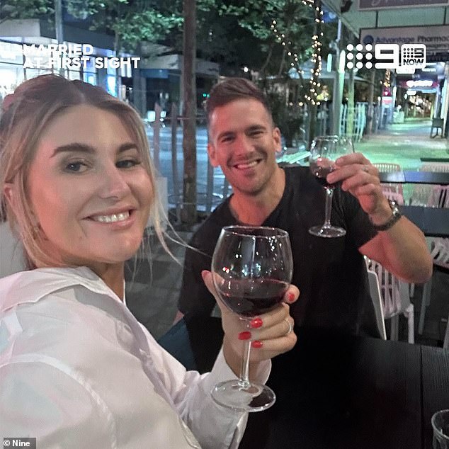 Jono was paired with Lauren (both pictured) on the show, but their romance fell apart when she discovered he had been texting Ellie, who left the show single weeks earlier.