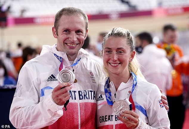 She gave birth to her second son, Monty, last July, whom she shares with her husband and fellow Olympian Sir Jason Kenny, along with their six-year-old son Albie.