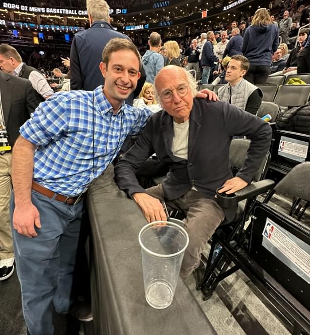1711845211 812 Larry David visibly annoyed by photo requests at March Madness