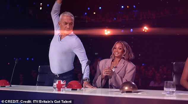 Ant and Dec are heard saying: 'The golden buzzer.' There is no similar feeling. You never know who it will be or when it will happen. When she does it, she just feels good.