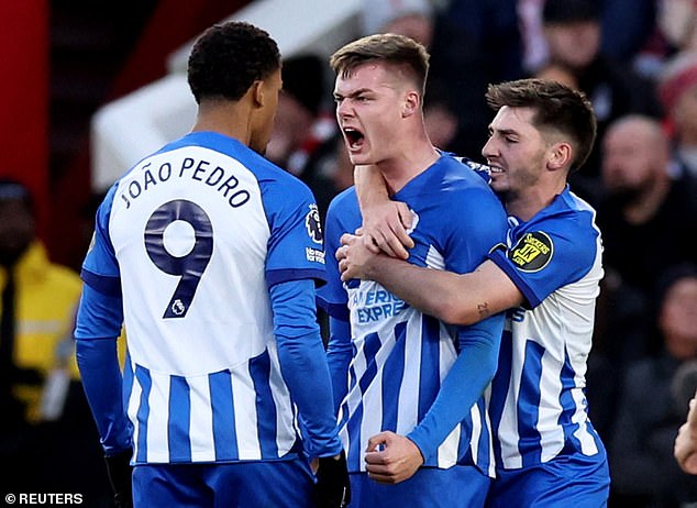 Brighton have to play against Liverpool without top scorer Joao Pedro and injured Billy Gilmour