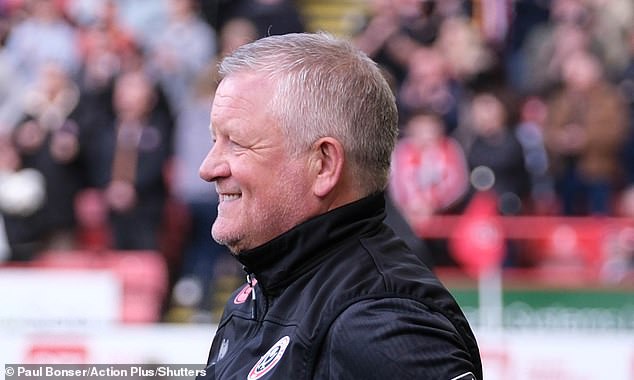 Chris Wilder looked satisfied as his team looked to be heading for a three-point victory.