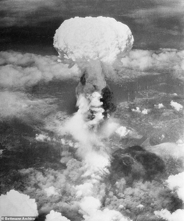 The United States drops an atomic bomb on Nagasaki, Japan, three days after dropping another on Hiroshima. Japan would surrender five days later, ending World War II.