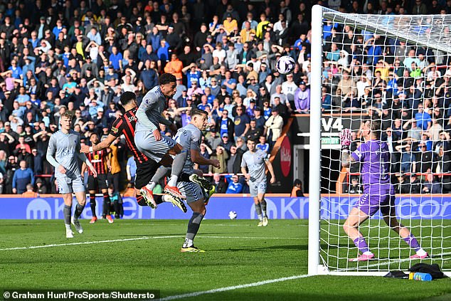 Bournemouth striker Solanke scored his 16th goal in the Premier League of the 2023-24 season
