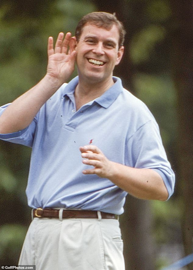 The Duke of York takes part in a Prince's Trust charity golf tournament in 1998