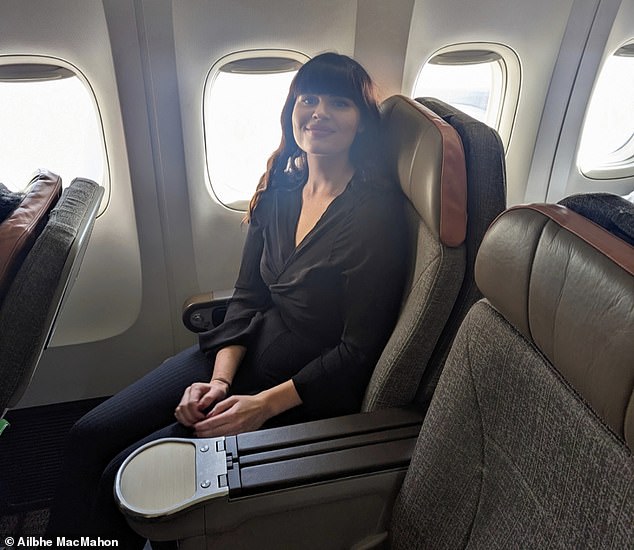 Ailbhe MacMahon, above, flies Eva Air's premium economy cabin to see if it lives up to the hype.
