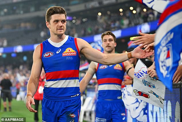 It was a triumphant night for Chris as the Western Bulldogs claimed a 76-point victory over the West Coast Eagles.
