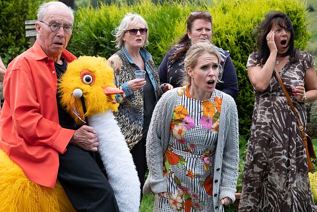The fifth series was confirmed exactly a year ago, before the fourth series had even started airing (pictured with Bernie Clifton on the show)