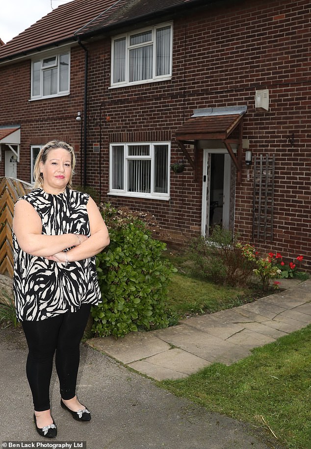 Debbie Bennett from Wakefield, West Yorkshire, who was paid compensation after the value of her house plummeted after a new road was built nearby to service a huge new housing estate.