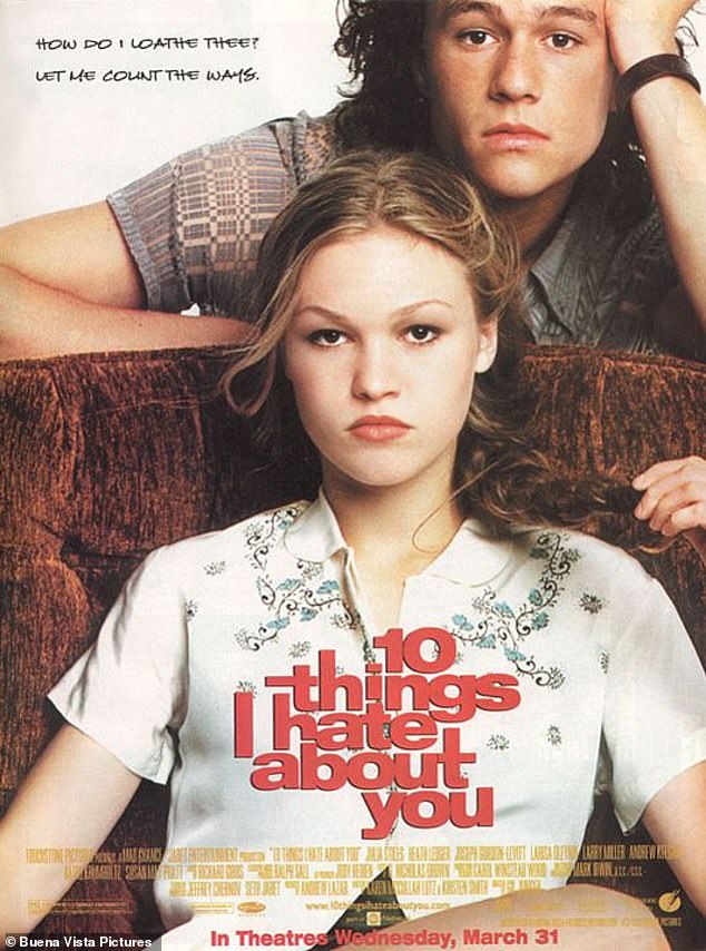 The hit 1999 film 10 Things I Hate About You, starring Julia Stiles and Heath Ledger, is celebrating its 25th anniversary.