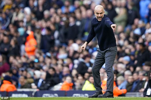Pep Guardiola looked frustrated at times as his team struggled to create space against a tenacious Gunners rearguard.