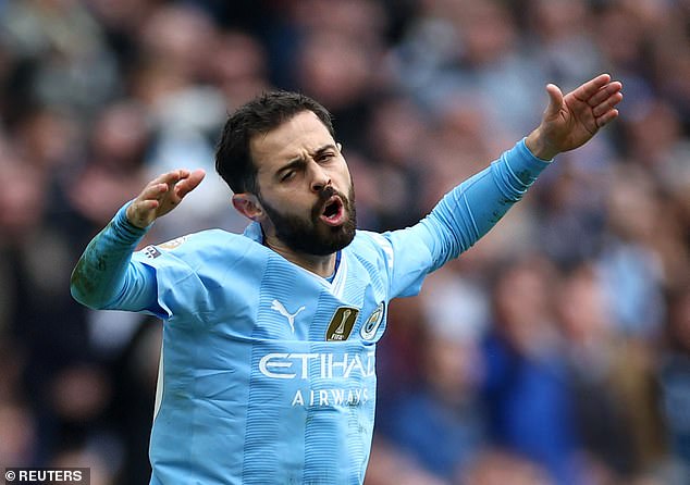 Bernardo Silva looked the most likely to find a way past Arsenal's deep defense and he produced some trademark moments of brilliance.