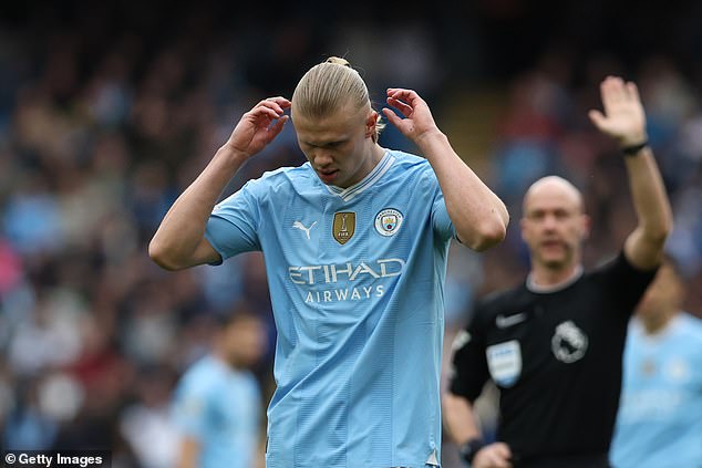Erling Haaland remained silent at the Etihad as City fell out of first place in the Premier League