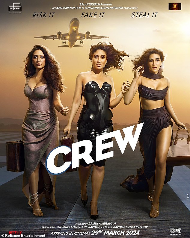 Crew, another newcomer from India, enjoyed similar success. The comedy about the adventures of three stewards from Mumbai landed safely in ninth place with a payload of $1.5 million