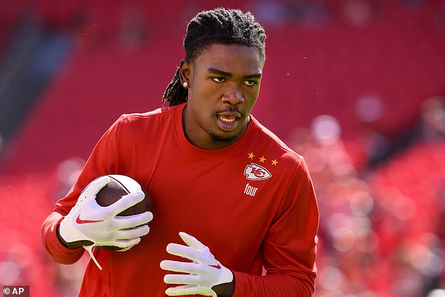 Rice, 23, was an essential part of the Chiefs team that won the Super Bowl last season.