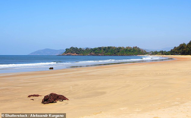 The 72-year-old Briton died on Friday evening on Talpona Beach (photo) in Canacona, in the western state of Goa.
