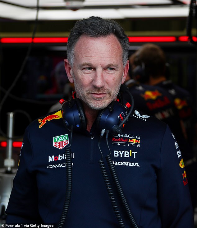 Christian Horner (pictured) is at the center of sexual misconduct allegations that threaten to blow up the Red Bull F1 racing team.