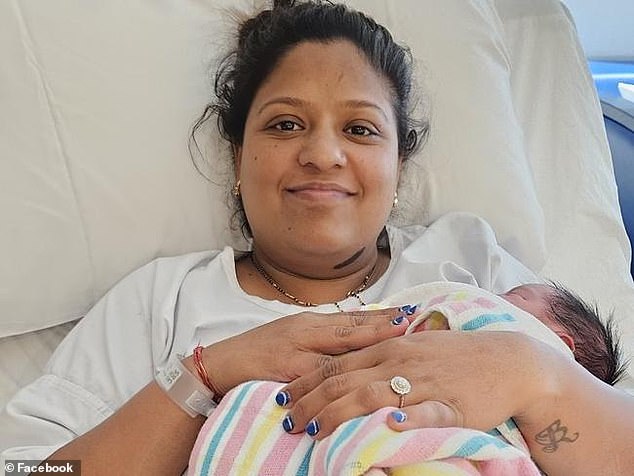 Roshni Lad was forced to give birth on the road after getting stuck in the traffic jam caused by Extinction Rebellion which prevented her from being taken to hospital.