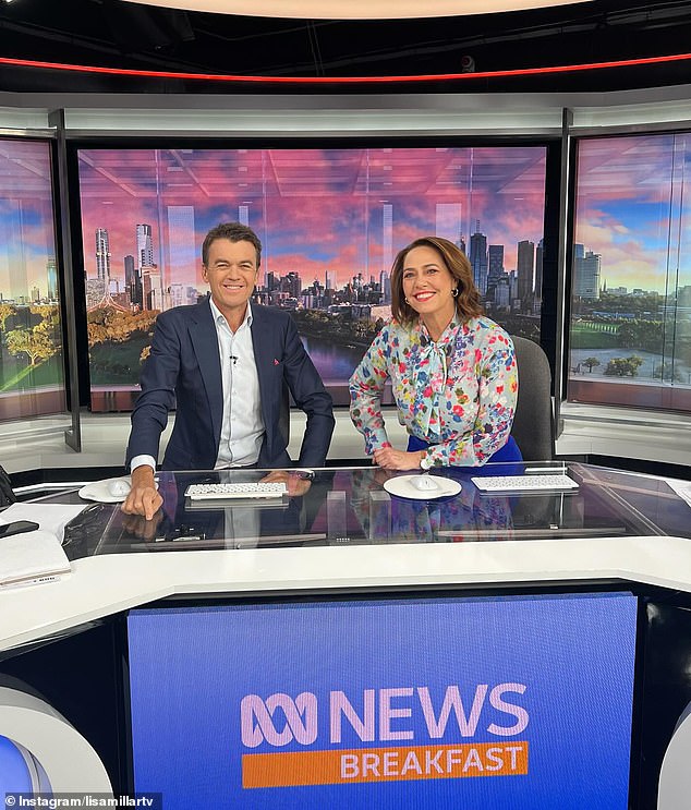 It comes after the reason behind ABC star Lisa Millar's (right) long absence from the popular News Breakfast show was revealed a month after she disappeared.