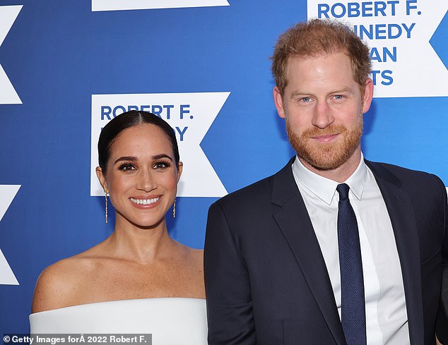 Meghan, pictured with Harry, plans to hire a PR guru in the UK to revive her position here.