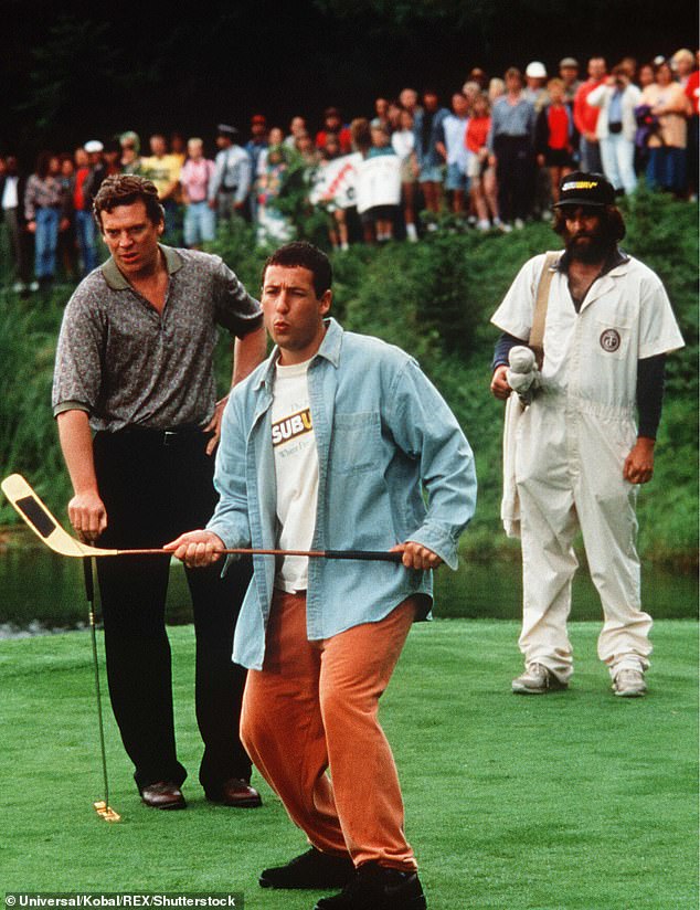 Happy Gilmore follows Sandler's title character who learns that his sweet grandmother (Frances Bay) has had his home taken from her