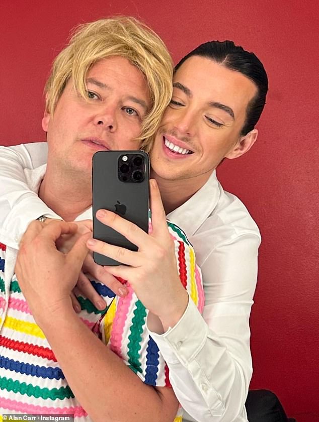 Alan Carr 47 confirms hes single following split from toyboy
