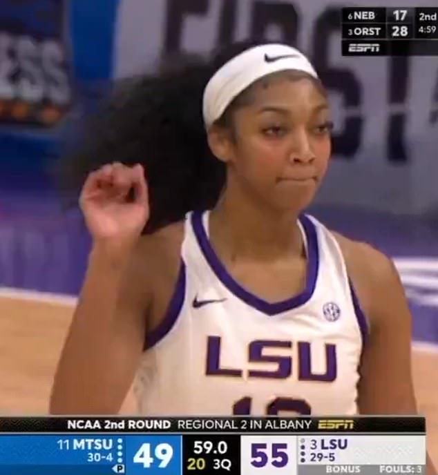 LSU's Angel Reese seen saying 'goodbye' to player at Middle Tennessee State