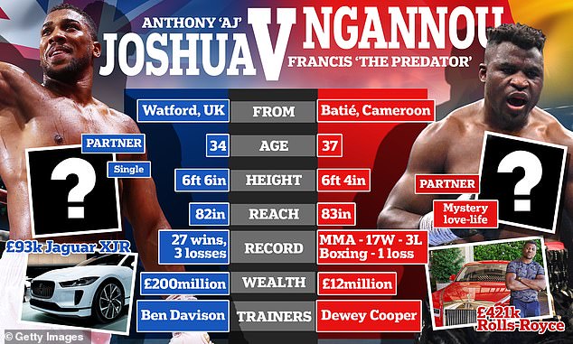 Anthony Joshua and Francis Ngannous humble beginnings as they prepare
