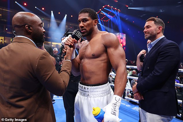 Anthony Joshua delivers ANOTHER weird microphone monologue with accents