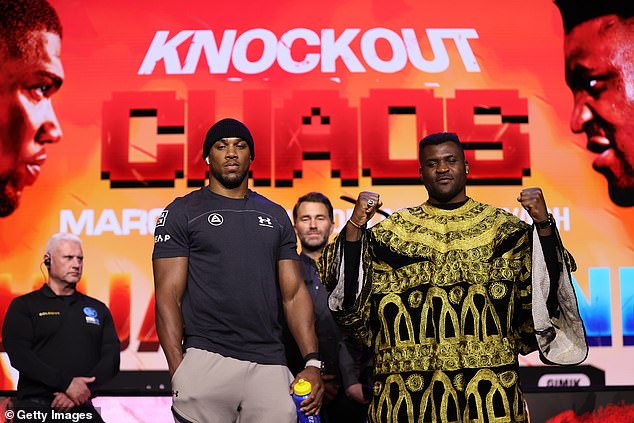 Anthony Joshua vs Francis Ngannou will take place this Friday, March 8.