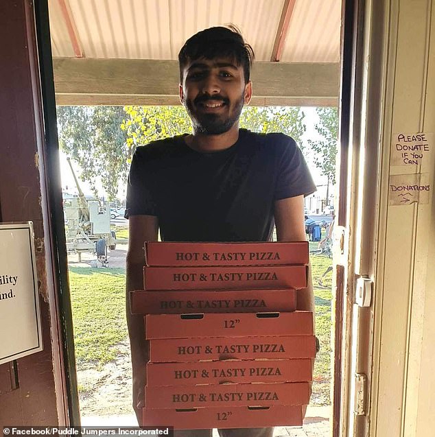 Staff at Adelaide-based Aroma Pizza House decided to donate dozens of unclaimed boxes of food to a local charity (pictured) after a customer pulled a cruel prank on the business.
