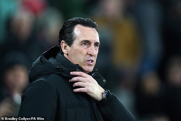 Unai Emery's team currently occupy fourth place and look in good shape to secure qualification for the Champions League next season.