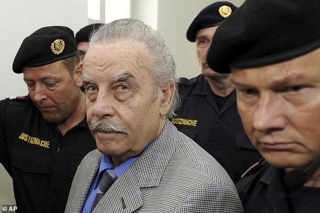 Fritzl raped his daughter and held her captive for 24 years and fathered her seven children (file photo shows him appearing in court in 2009)