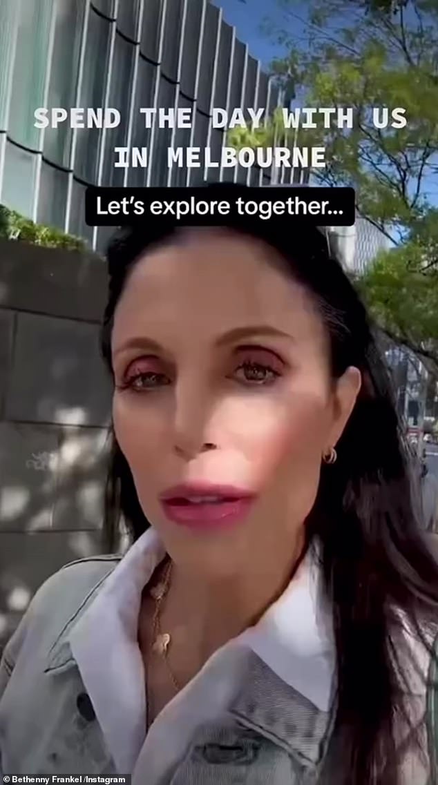Bethenny Frankel stunned her Australian fans by correctly pronouncing the name of the Australian city of Melbourne