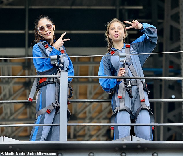 Bethenny Frankel and her daughter Bryn, 13, decided to climb the Sydney Harbor Bridge together on Thursday while on tour in Australia