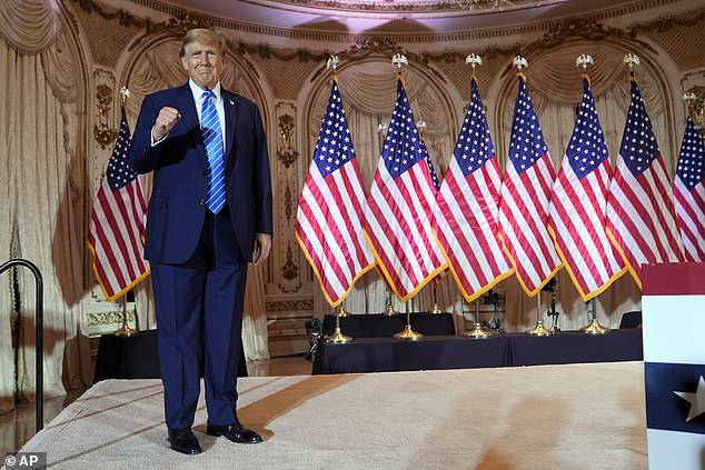 Former President Donald Trump gave a victory speech at Mar-a-Lago's Grand Ballroom at the end of Super Tuesday as he moved closer to securing the Republican nomination.