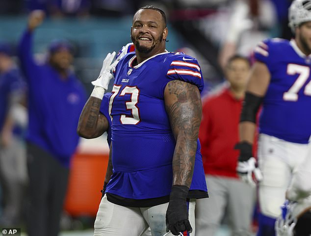Bills offensive lineman Dion Dawkins agrees to new three-year contract in Buffalo