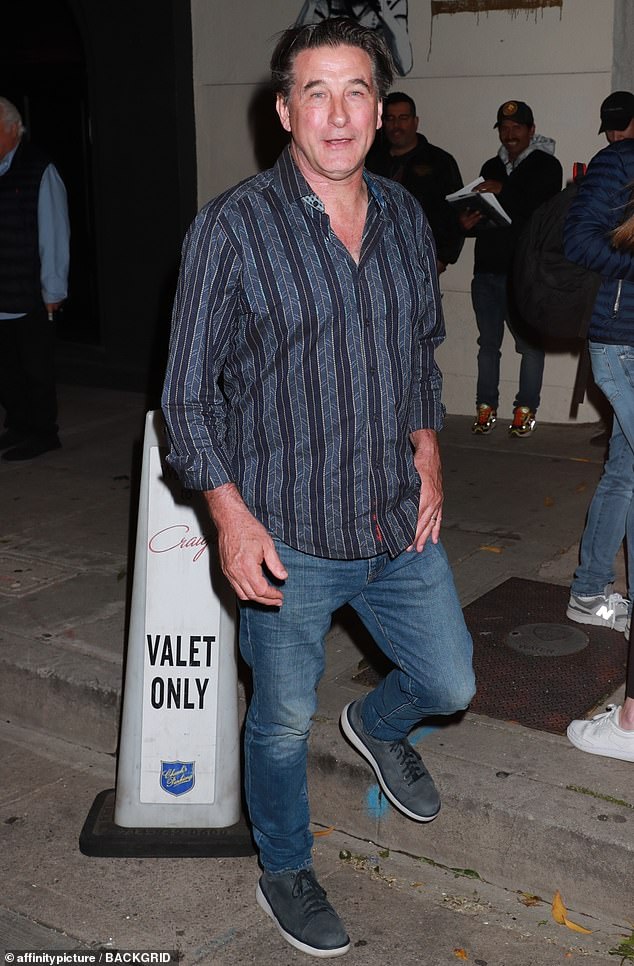 Billy Baldwin seemed in good spirits after leaving Craig's in West Hollywood on Monday evening