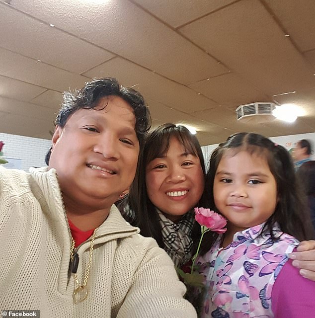 Jun and Leslie are survived by their young daughter Jancee (right)