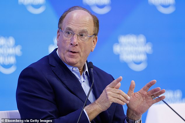 Retirement shock: Blackrock boss Larry Fink cited figures showing one in six people will be over 65 by mid-century, up from one in 11 in 2019