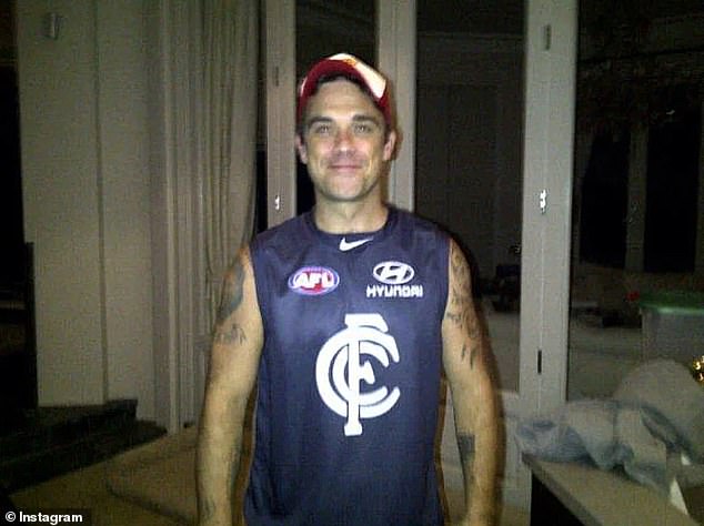 Carlton fan Robbie Williams was hugely impressed with Friday night's result as his Blues staged a huge comeback to beat Brisbane.