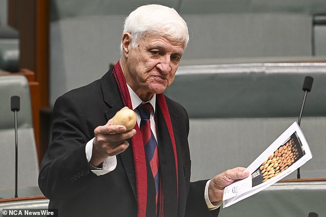 Independent MP Bob Katter has introduced his bill to reduce the market power of Australia's major supermarket chains.